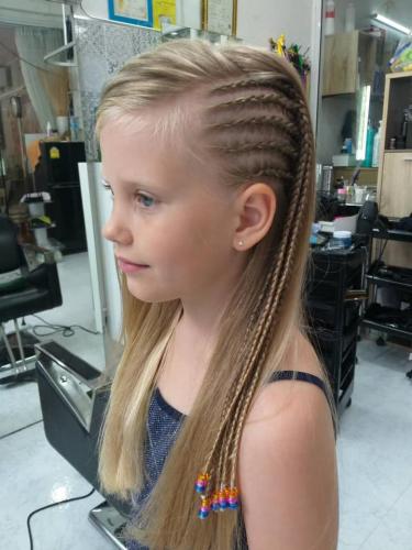 Blond hair braids for girls