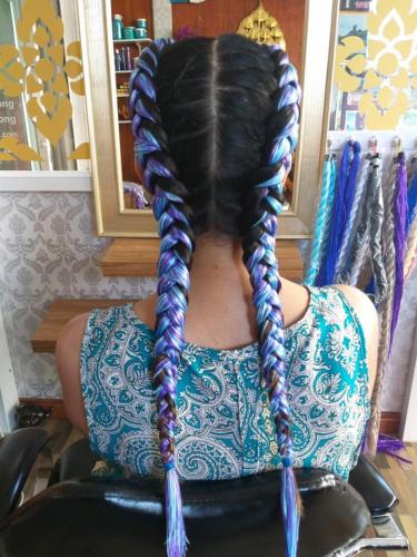Gorgeous hair braids in Patong