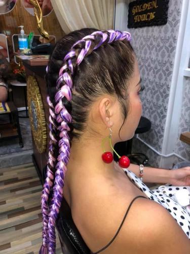 Lovely hair braids in patong